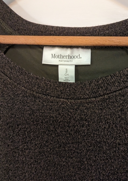 A Pea in the Pod sweater dress olive green size small - Picture 4 of 7